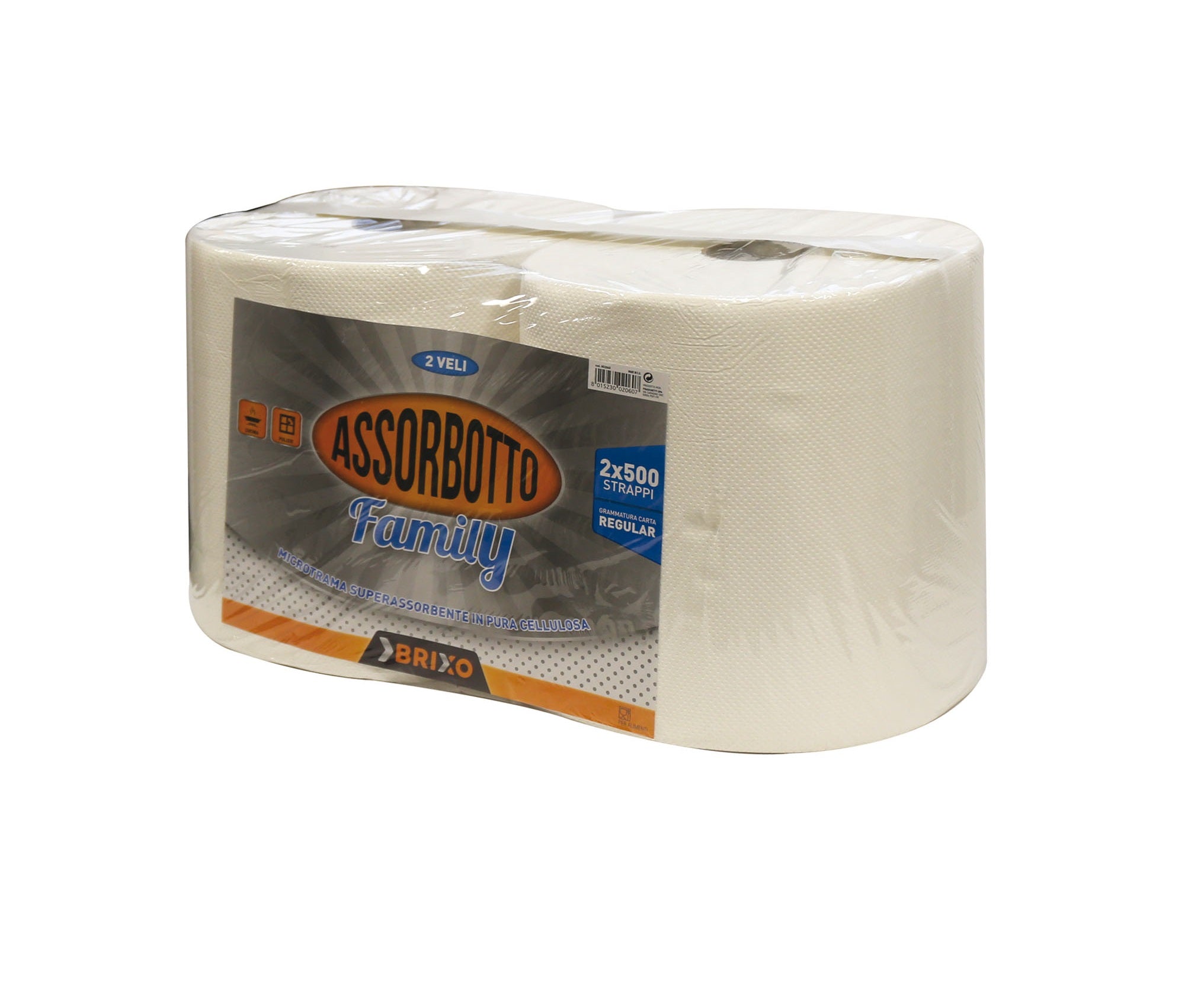 Assorbotto Family 2 rouleaux de papier essuie-tout