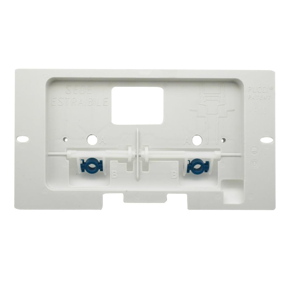 Sportello per cassette con viti di registro 24x13 cm