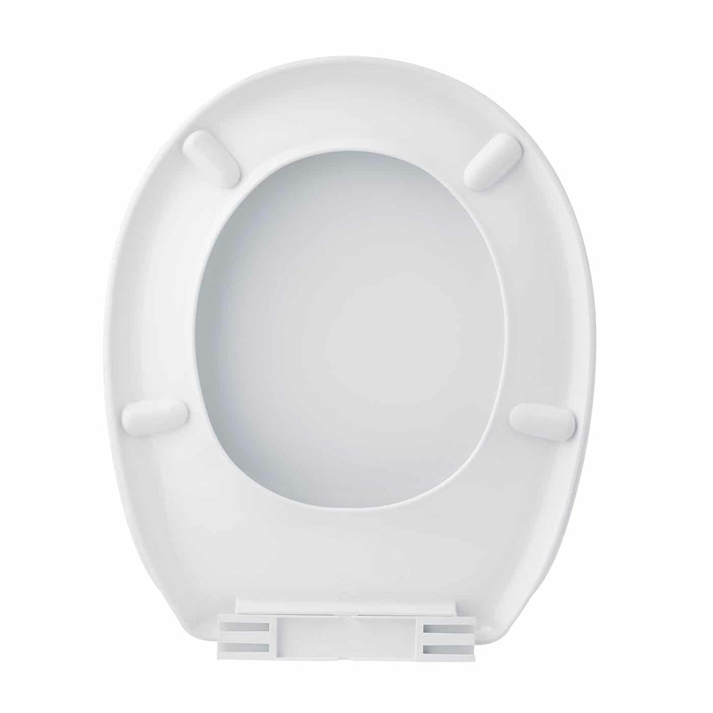 Sedile wc bianco in resina termoplastica universale K2