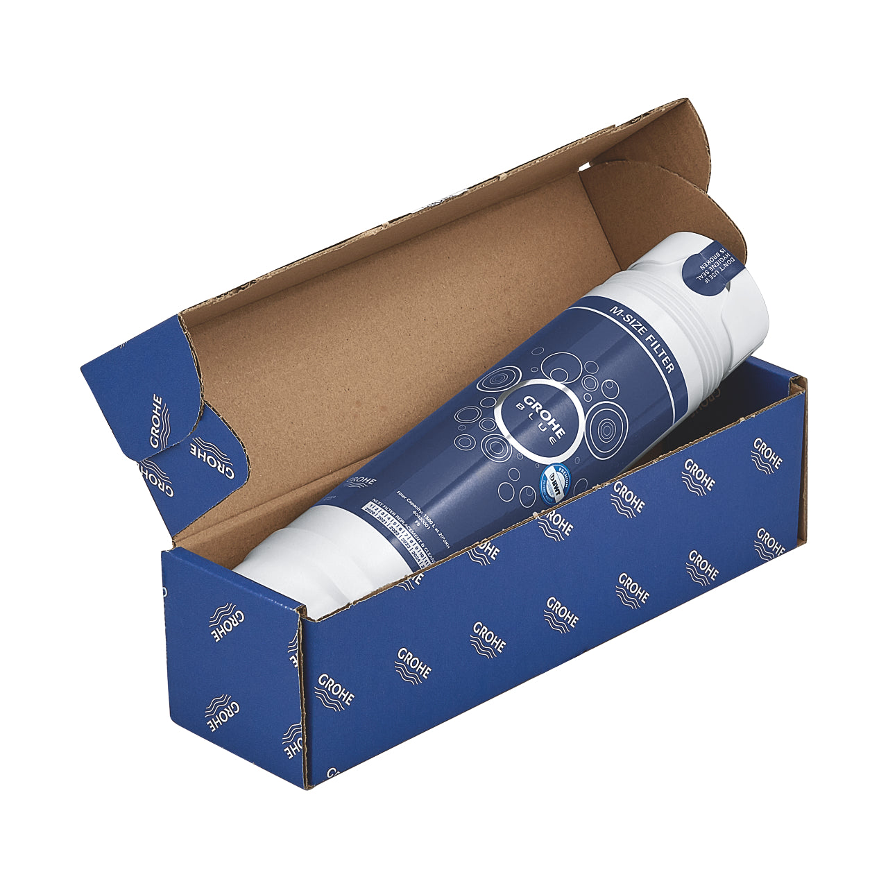 Filtro di ricambio per acqua potabile taglia M e capacita 1500 litri compatibile sistema Grohe Blue