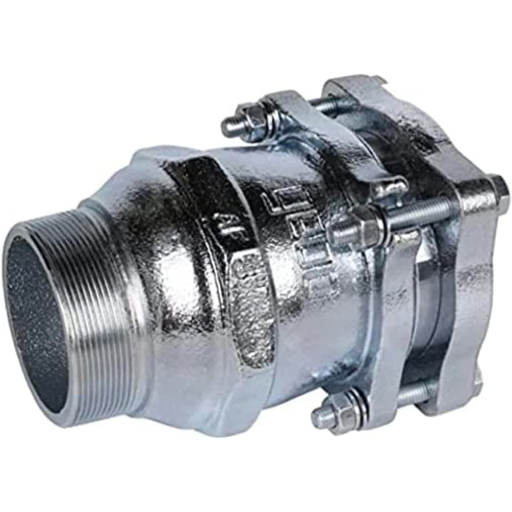 Raccordo di compressione maschio flangiato 2"1/2" in ghisa