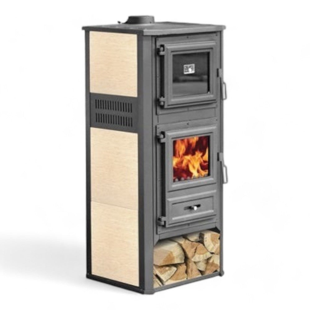 Poêle à bois avec four Structure en acier 11,3 kW Kalorosa