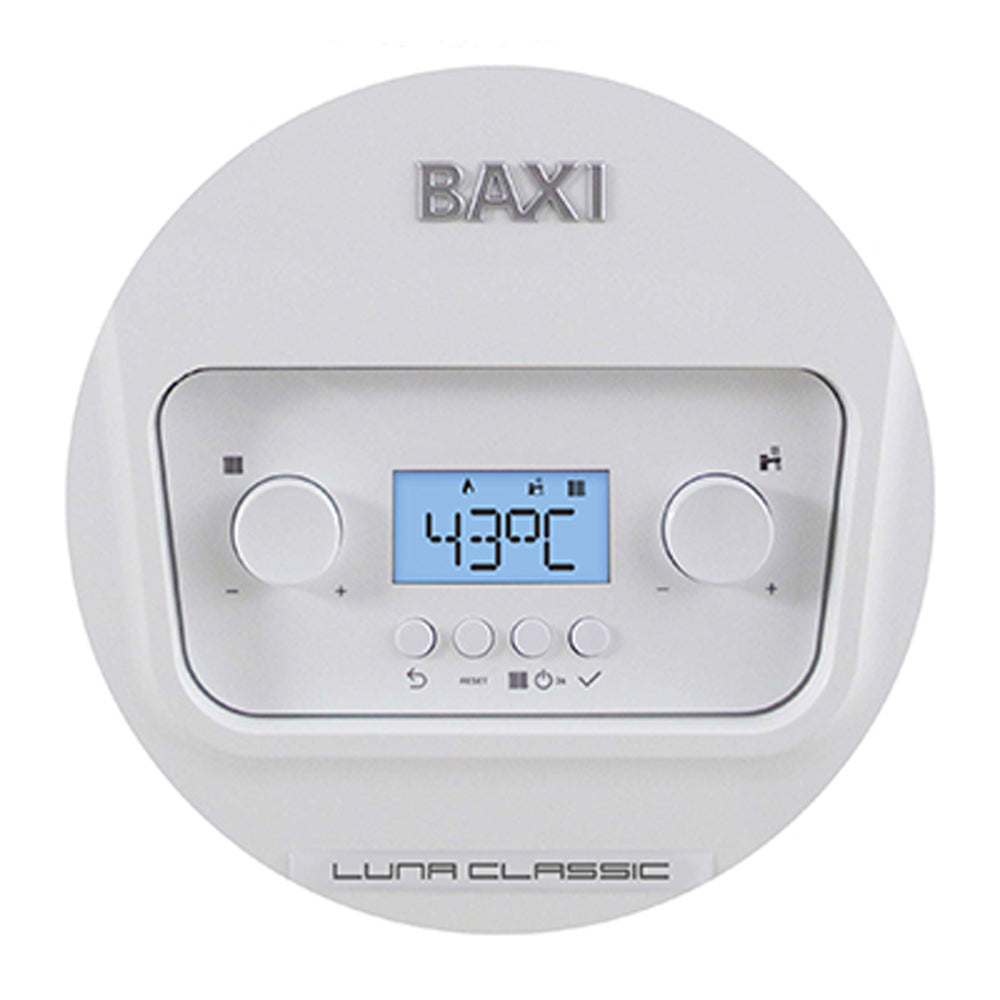 Caldaia a condensazione A con interfaccia rinnovata con display retroilluminato gpl e metano H70x40x29 cm Luna Classic