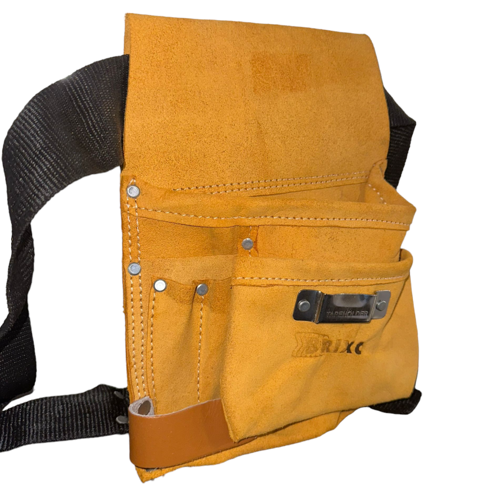 Sac à outils de menuisier en cuir avec porte-marteau Brixo