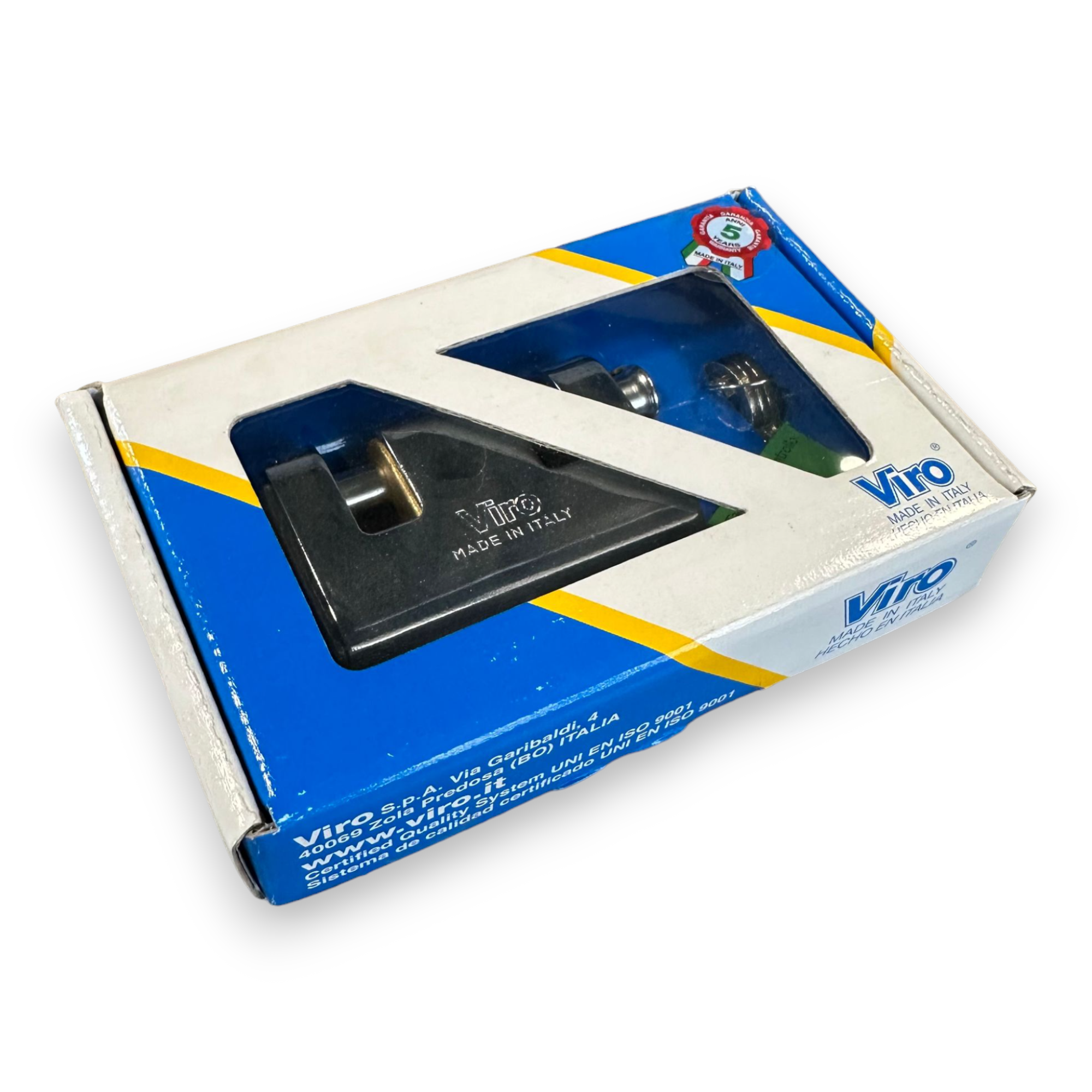 VIRO PANZER 2 cadenas blindé monobloc en laiton forgé à 2 tiges