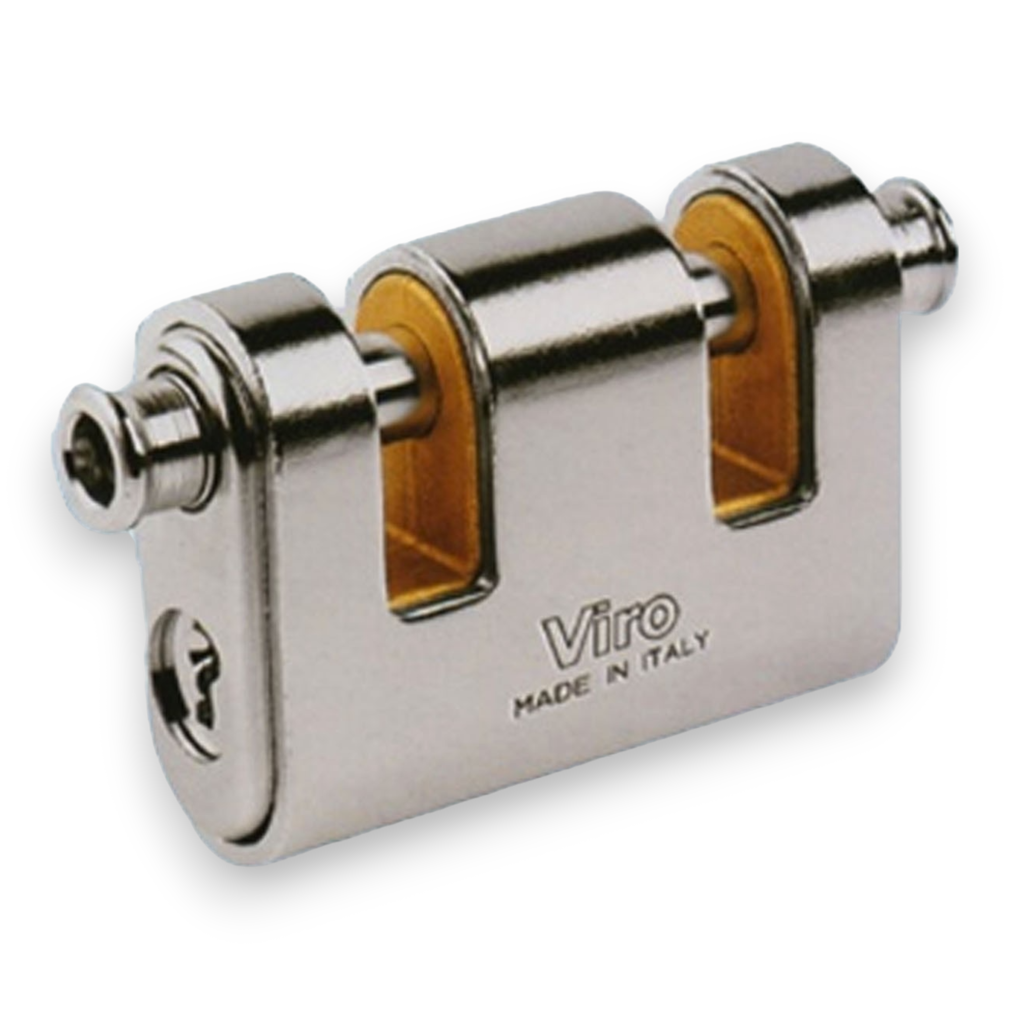 VIRO PANZER 2 cadenas blindé monobloc en laiton forgé à 2 tiges