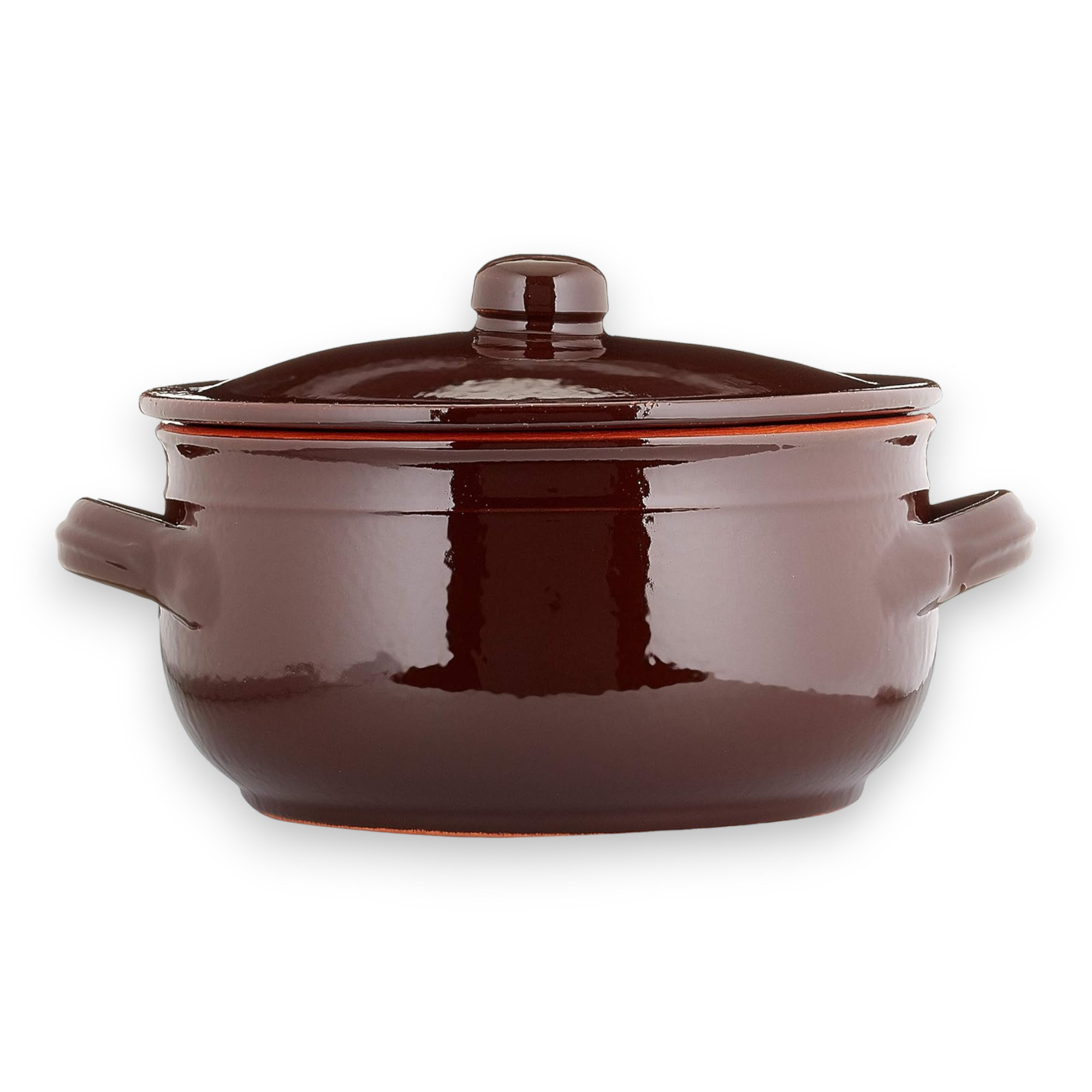 Poêle à bol en terre cuite Ø20 cm avec revêtement céramique pour tous types de cuisson Brunella