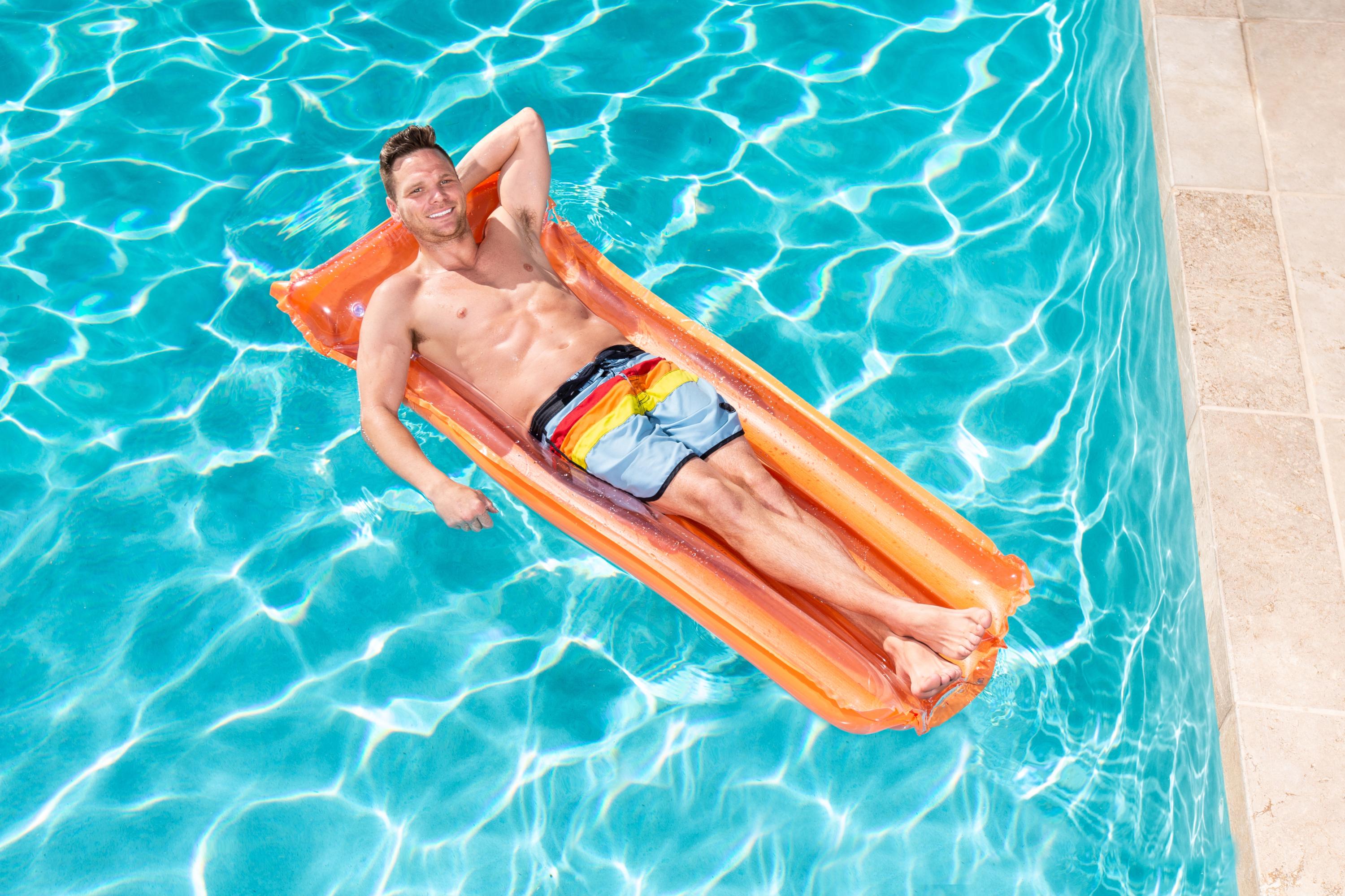 Bestway 44013 matelas confort gonflable luxe pour piscine de mer avec 5 tubes