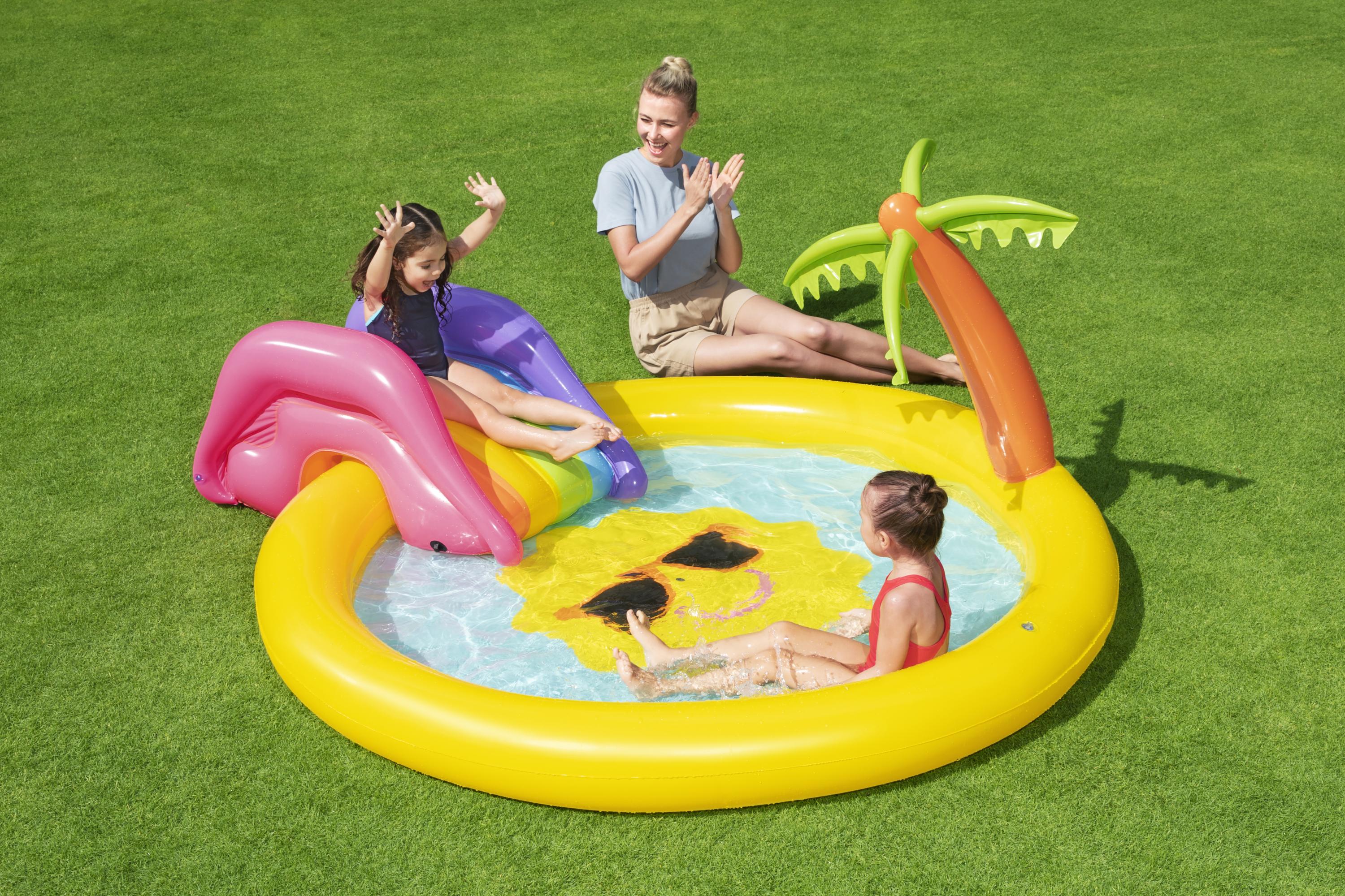 Piscine gonflable Isola del Sole avec toboggan Bestway 53071