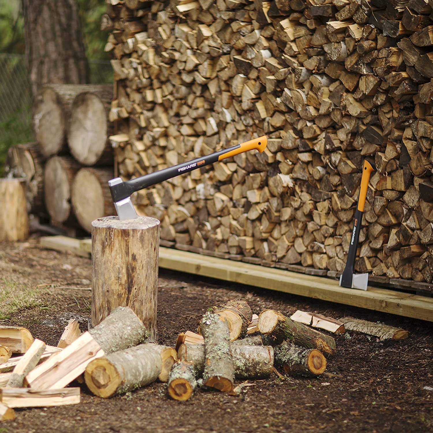 Accetta Ascia da spacco per legna ceppi grossi professionale FISKARS LX25