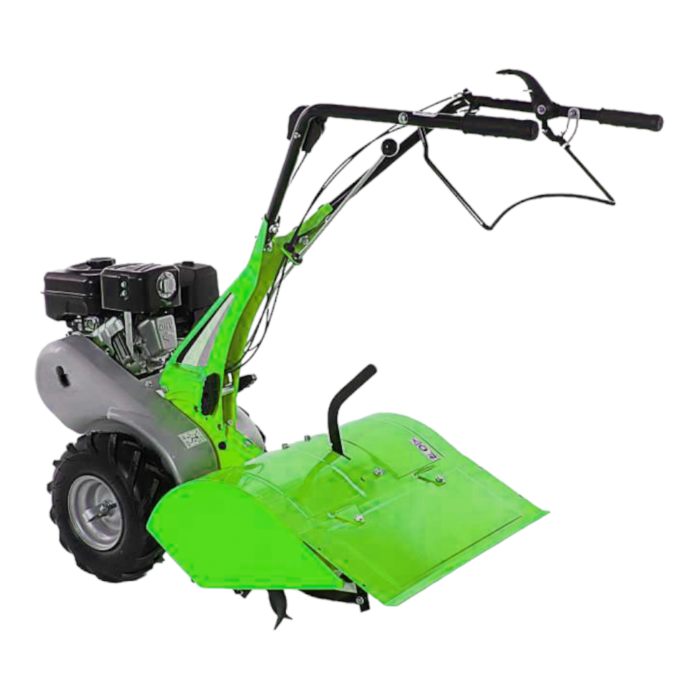 Tracteur automoteur à deux roues avec coupe-houe, moteur 5,5 CV, transmission avec marche arrière Green Cat Terra