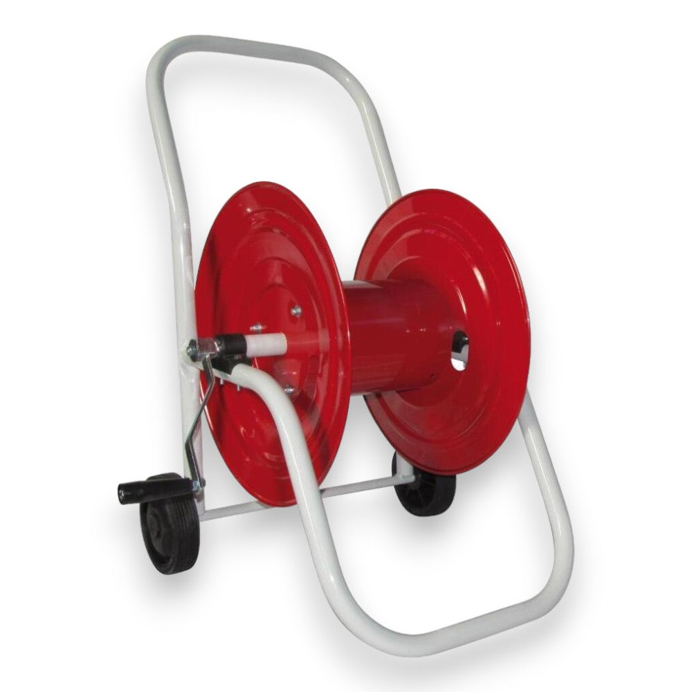 Chariot enrouleur lourd pour tuyau d'arrosage en acier galvanisé G43