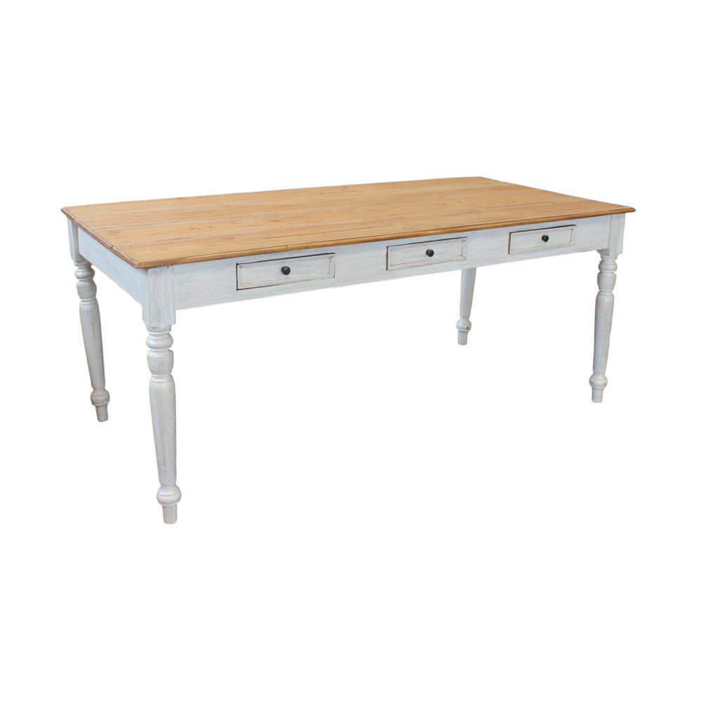 Tavolo in legno di mogano rettangolare fisso per interno Russell