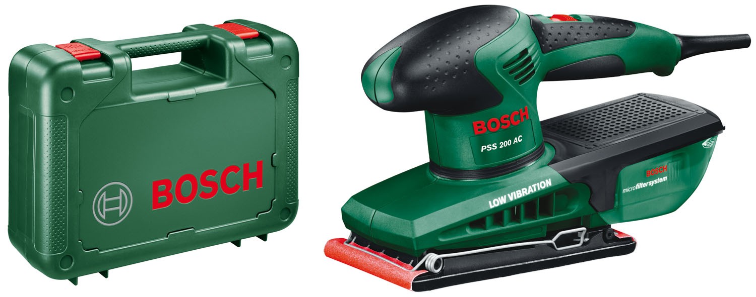 Ponceuse orbitale BOSCH PSS200AC 200W