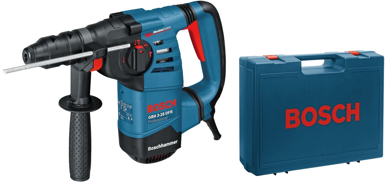 Marteau perforateur 800 W avec accessoire SDS+ BOSCH Professional GBH3-28DFR 