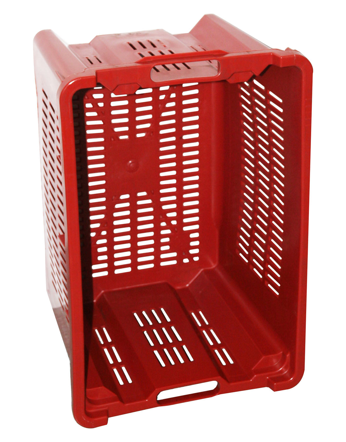 Caisse agricole ouverte pour olives, raisins, tomates, pommes de terre, empilable et empilable