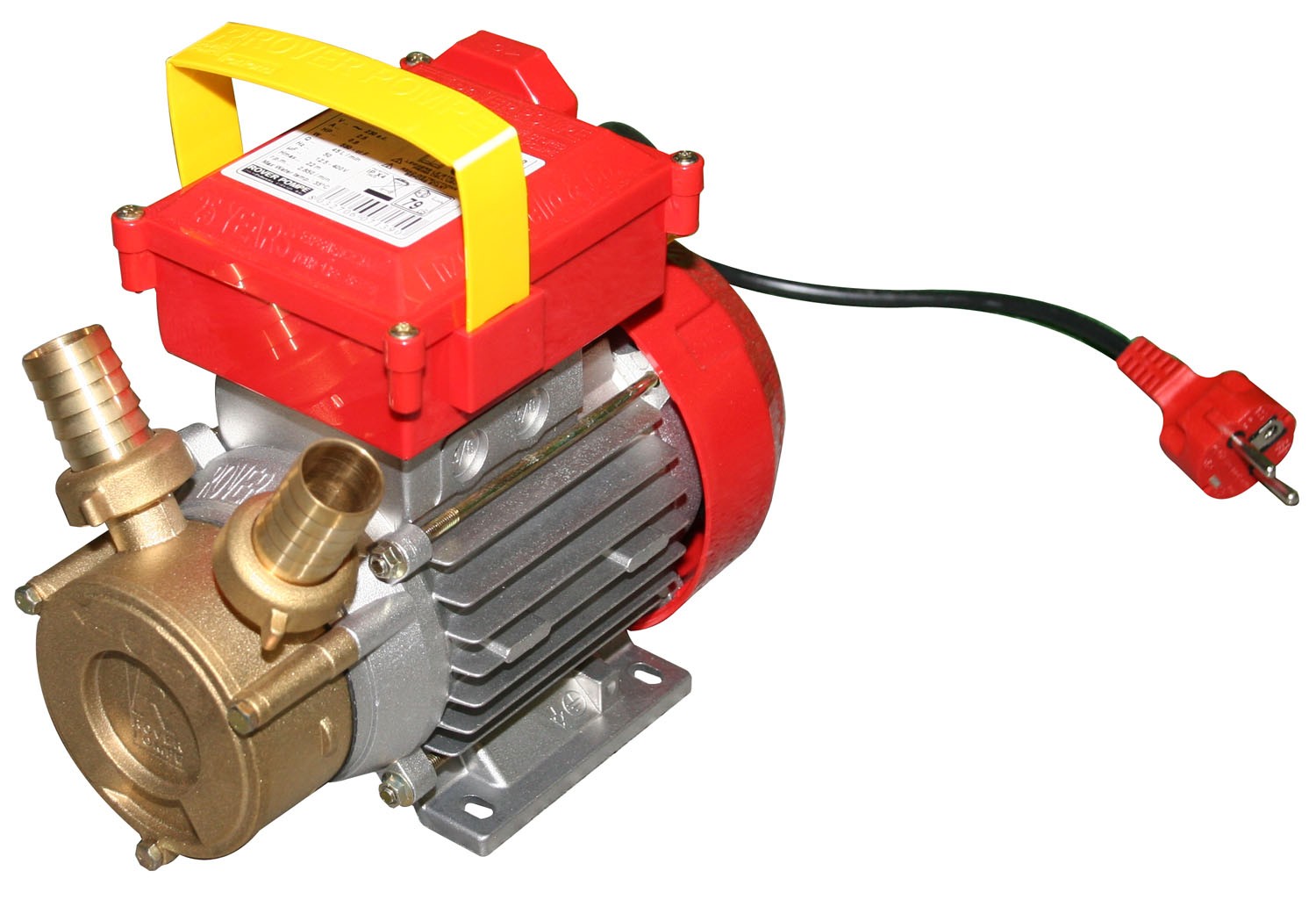 Pompe de transfert électrique à rotation réversible 550 W avec raccords 25 mm - Rover