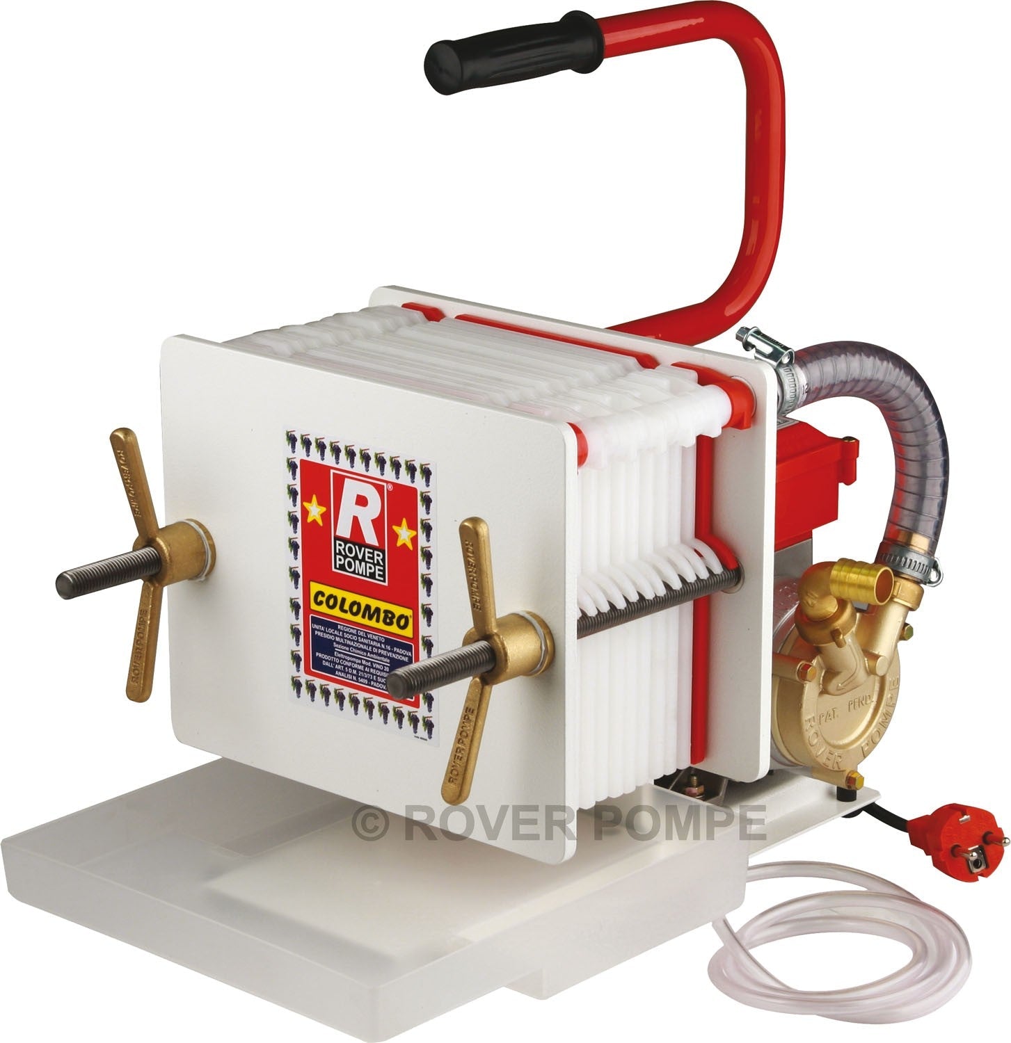 Pompe filtrante 12 couches pour aliments et boissons 340 W - Colombo 12 - 570000 - ROVER