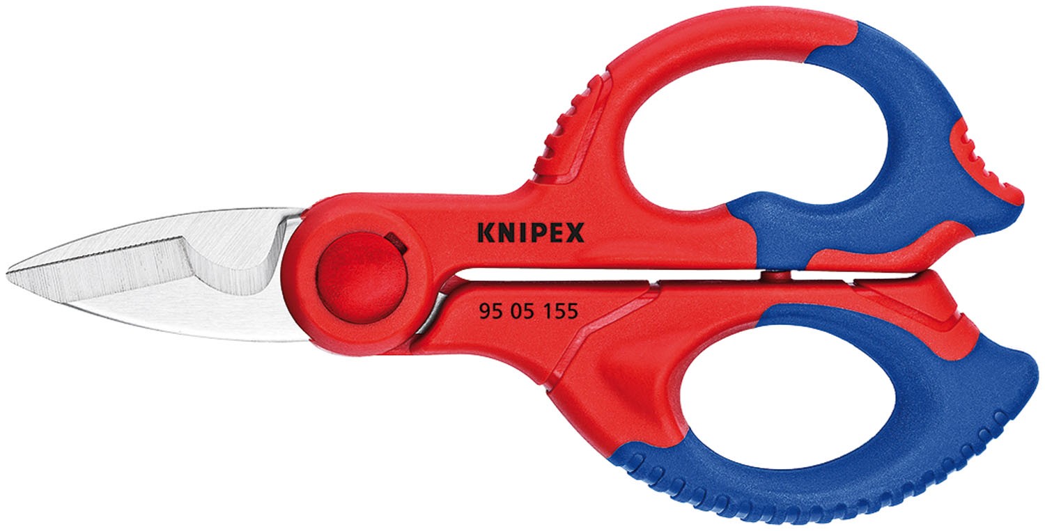 Ciseaux d'électricien Knipex avec poignées enduites 15cm