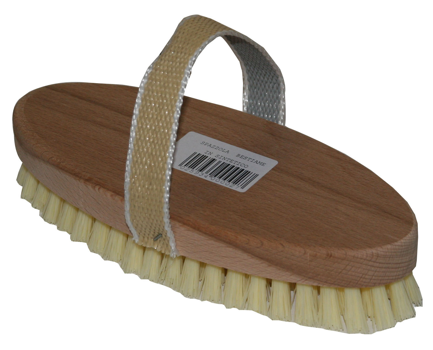 Brosse bruscone en PVC pour toilettage des chevaux