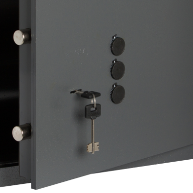 Coffre-fort à combinaison en acier de 10 mm avec plaque de protection pour serrure Cisa