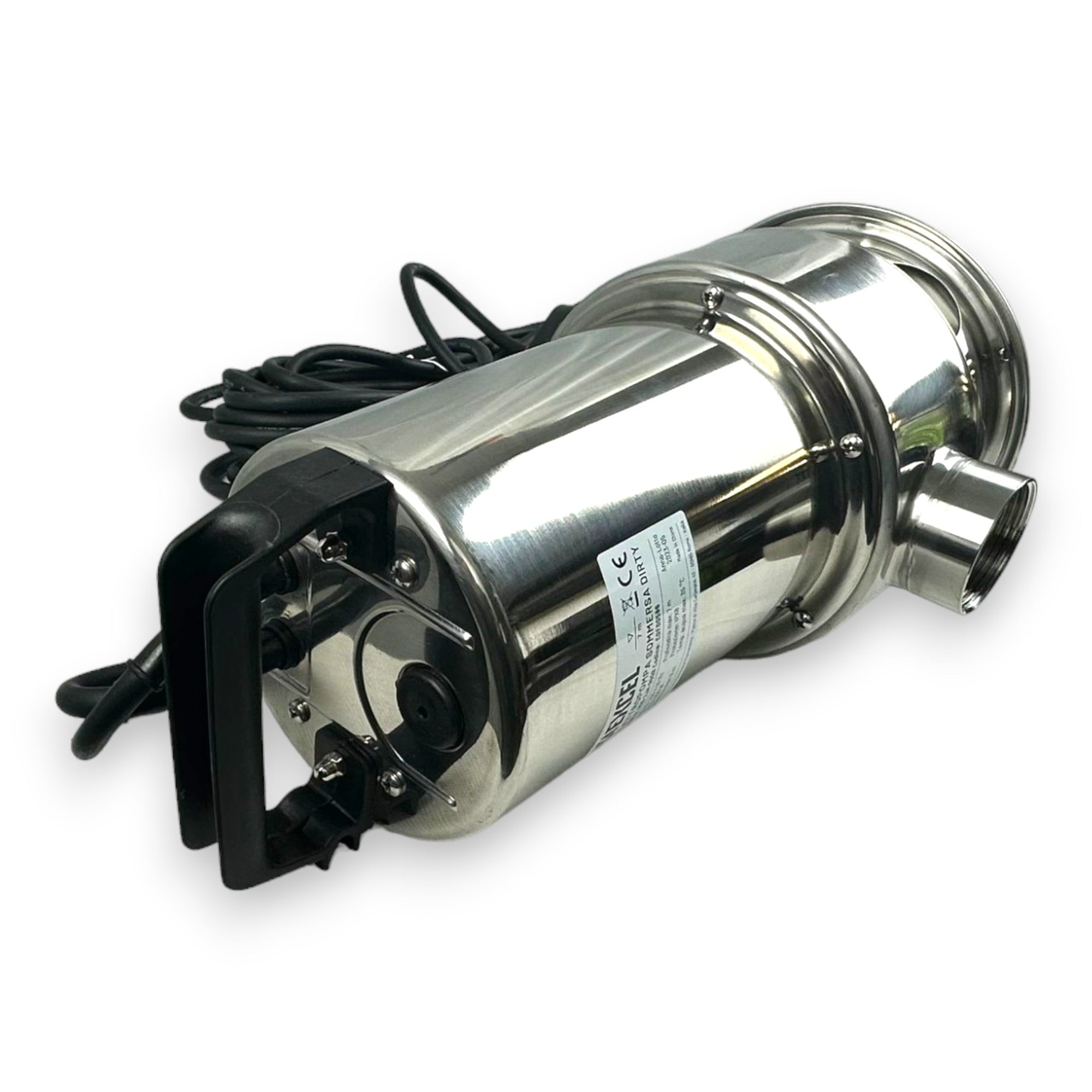 Pompe électrique submersible en acier inoxydable pour eaux sales et corps étrangers max 9 m 0,9 kw