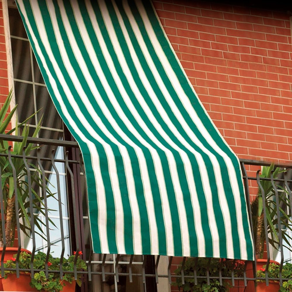 Tenda ombreggiante da sole a caduta per balcone 150x300 cm in cotone e poliestere idro repellente Persival