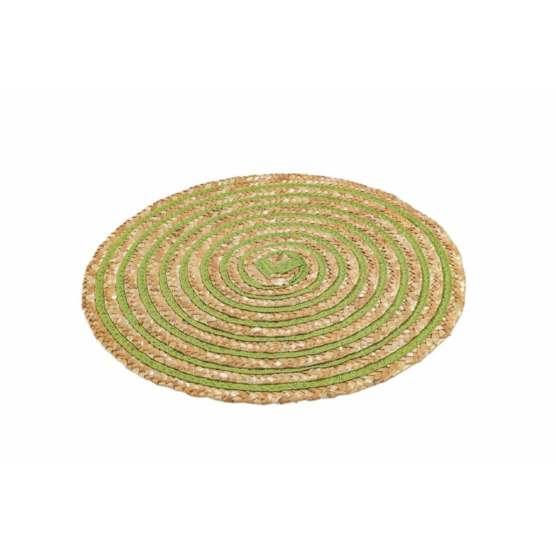 Set 6 tovagliette tonde Ø38 cm in fibra vegetale con spirale colorata Spiral