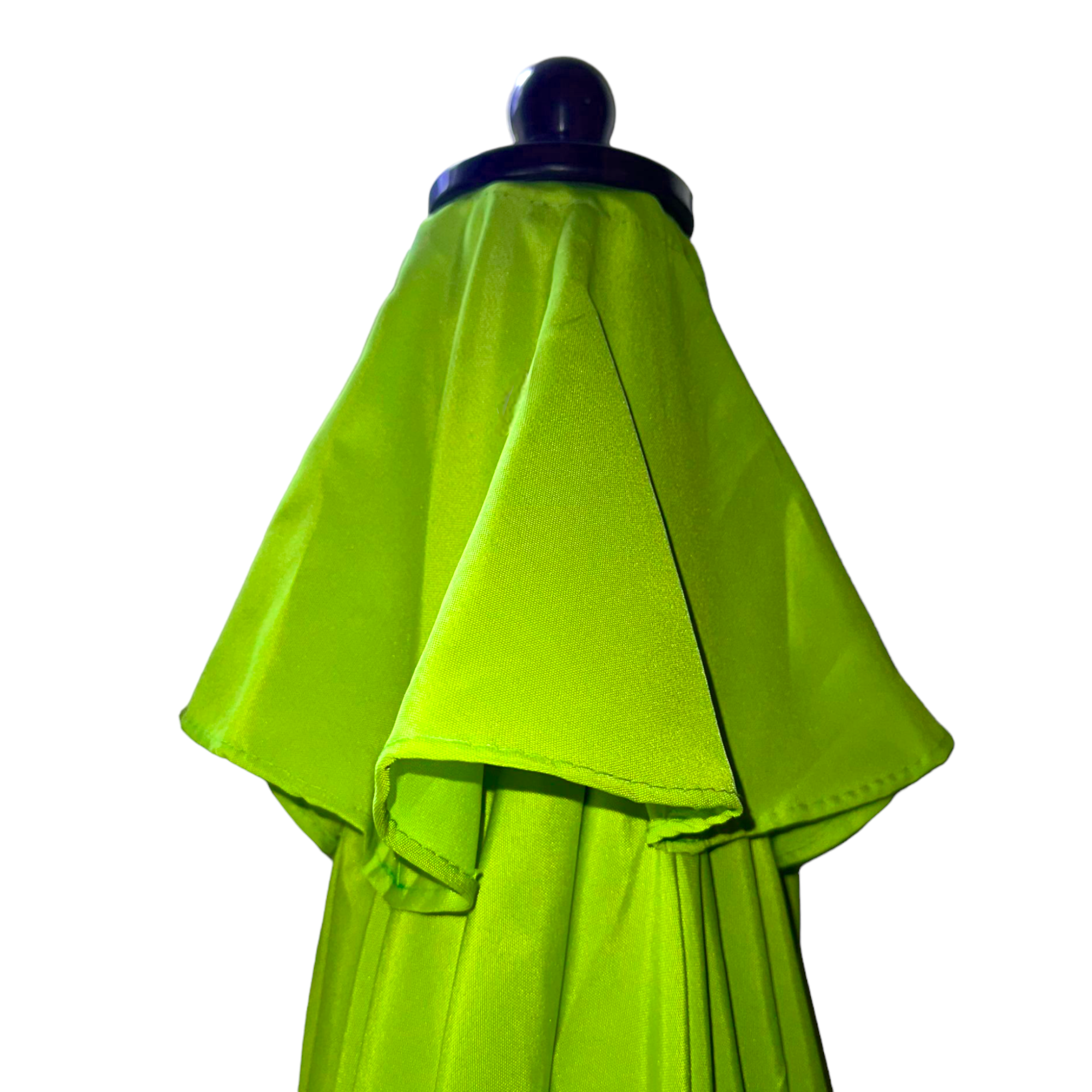 Parasol rond en aluminium 270 cm avec bouton de réglage Vert clair