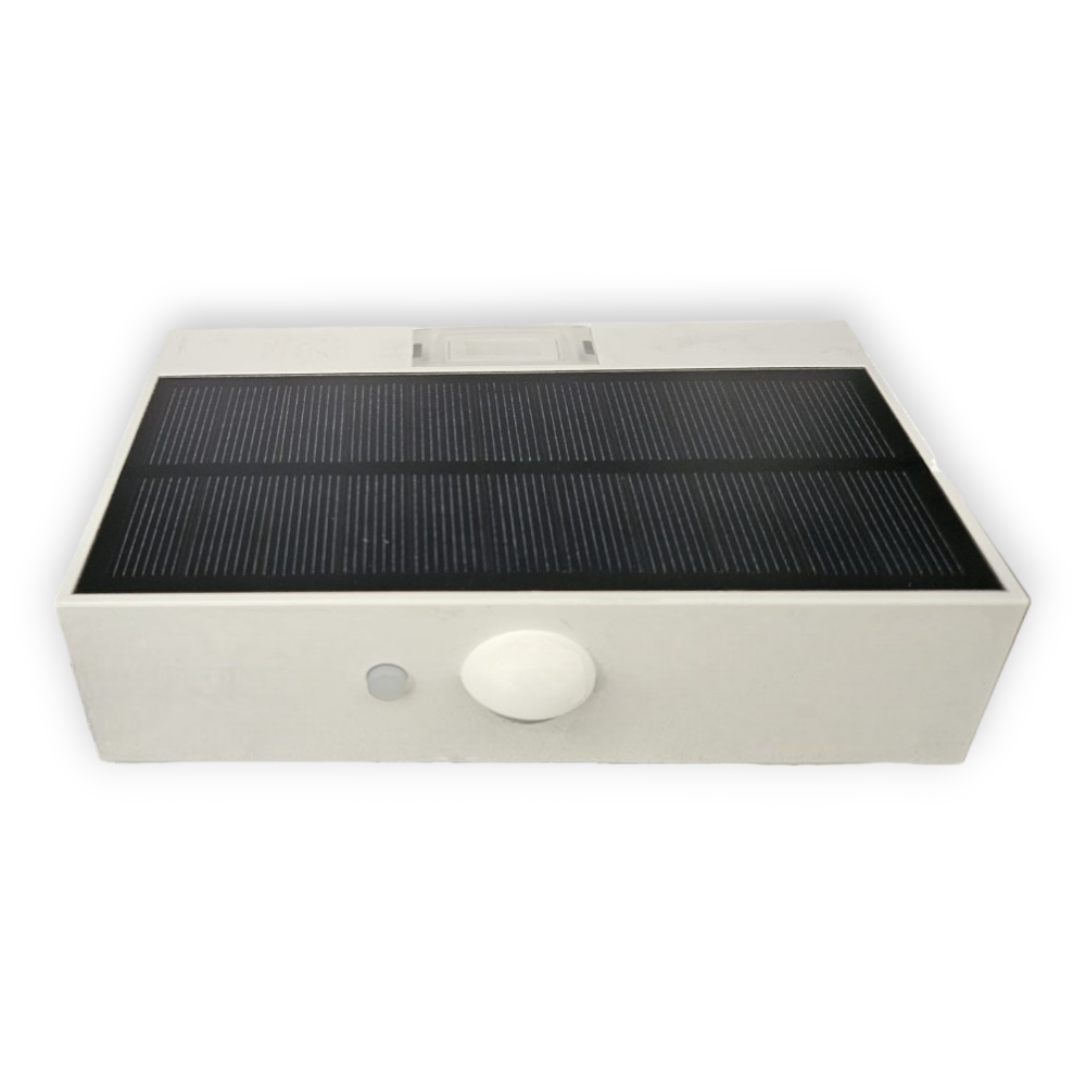 Plafonnier applique LED applique d'extérieur avec panneau solaire et détecteurs de mouvement 6 watts 800 lumen Century Domino