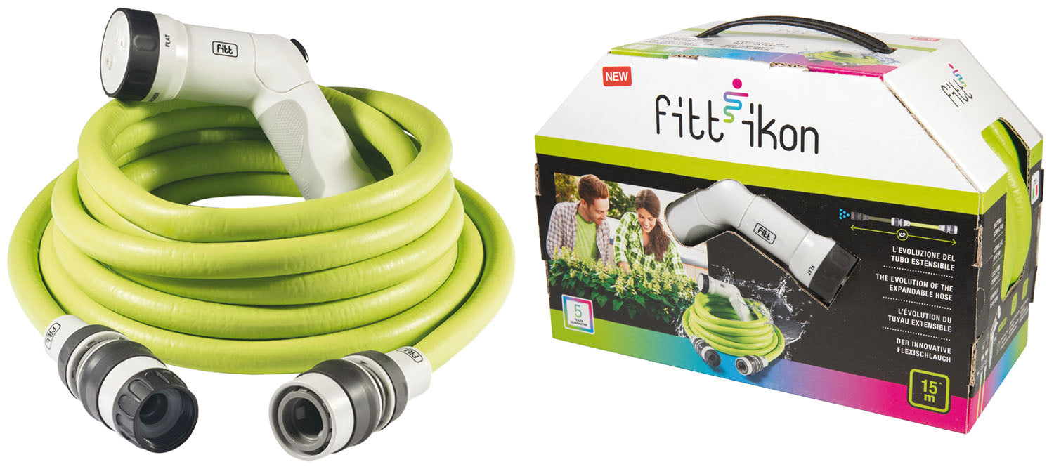 Kit tuyau d'irrigation avec pistolet multi-jets et raccords IKON KIT FITT 