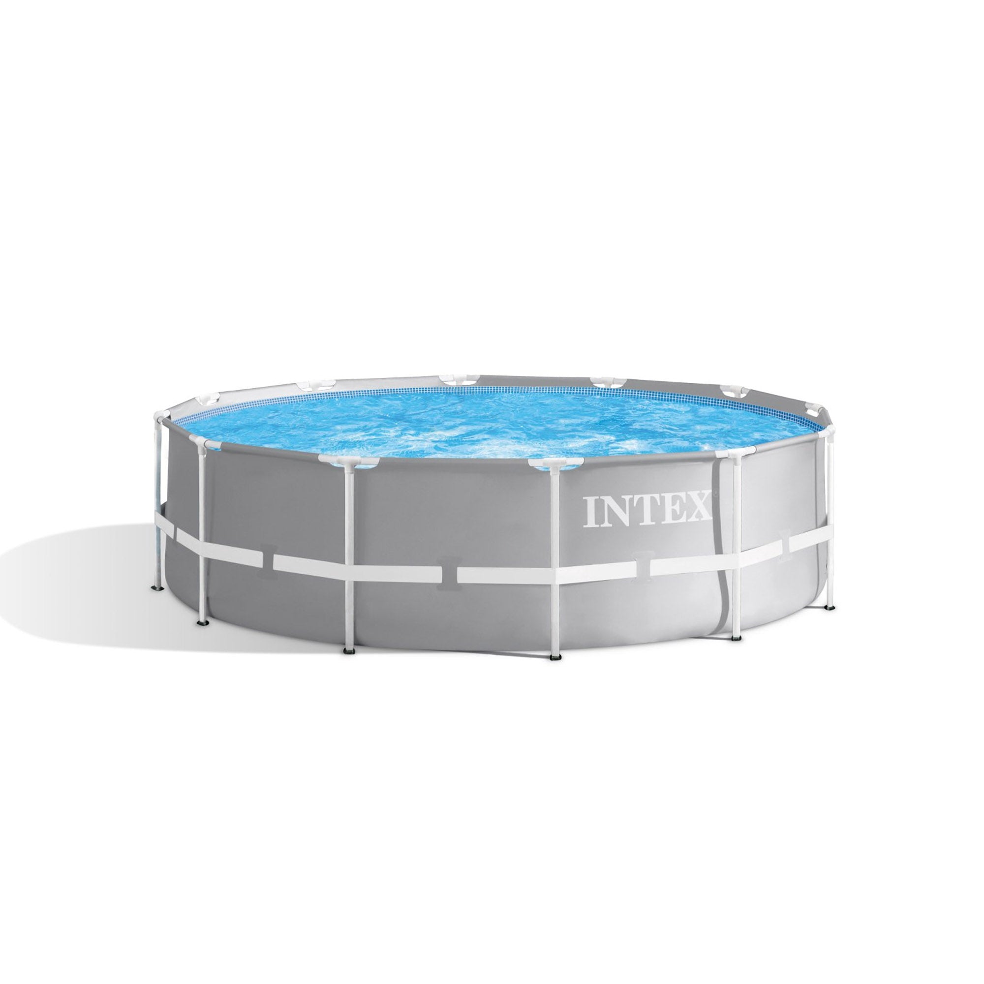 Piscine ronde avec structure Ø366xH99 cm Prism Frame INTEX26716 