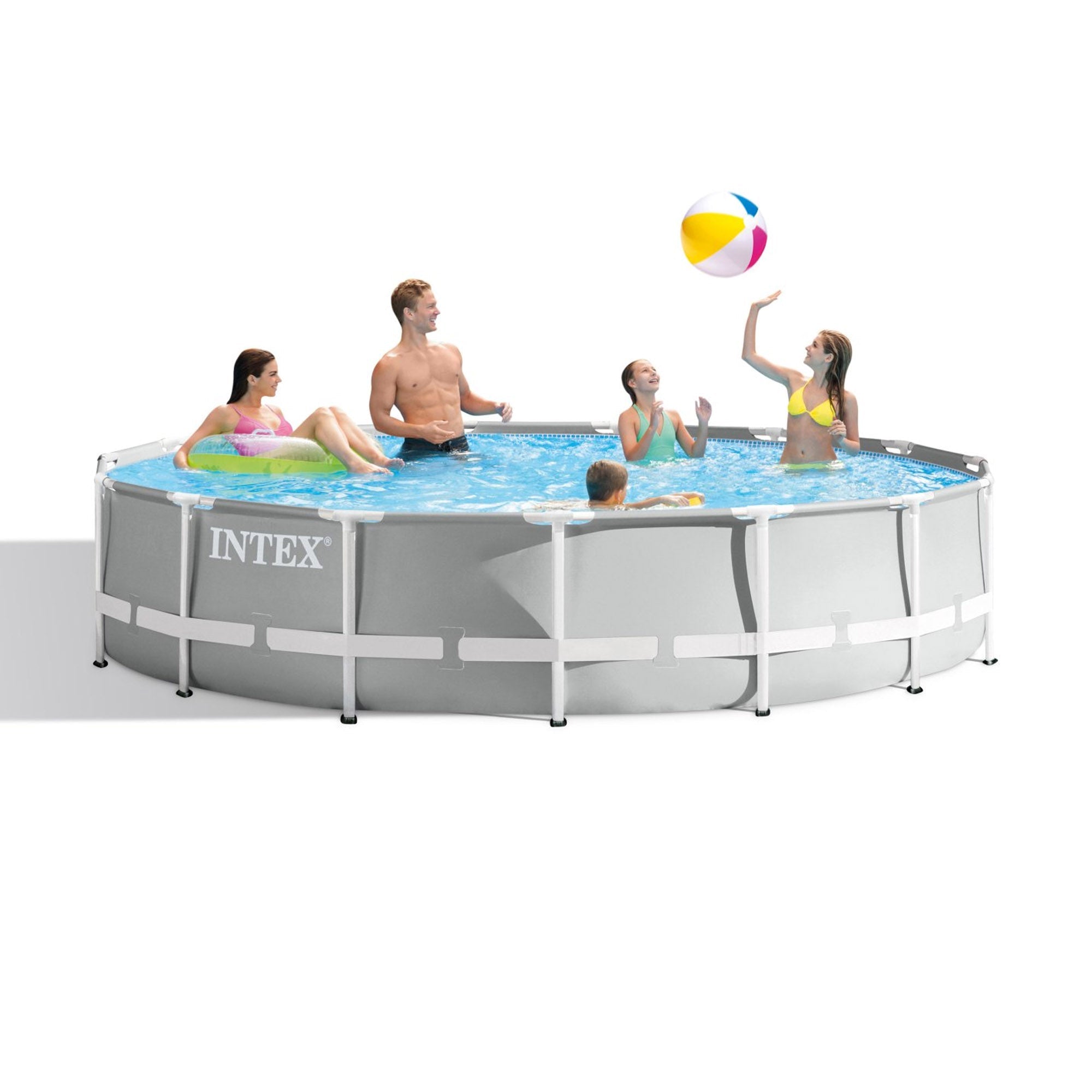 Piscine ronde avec structure Ø549xH122 cm Prism Frame INTEX26732 