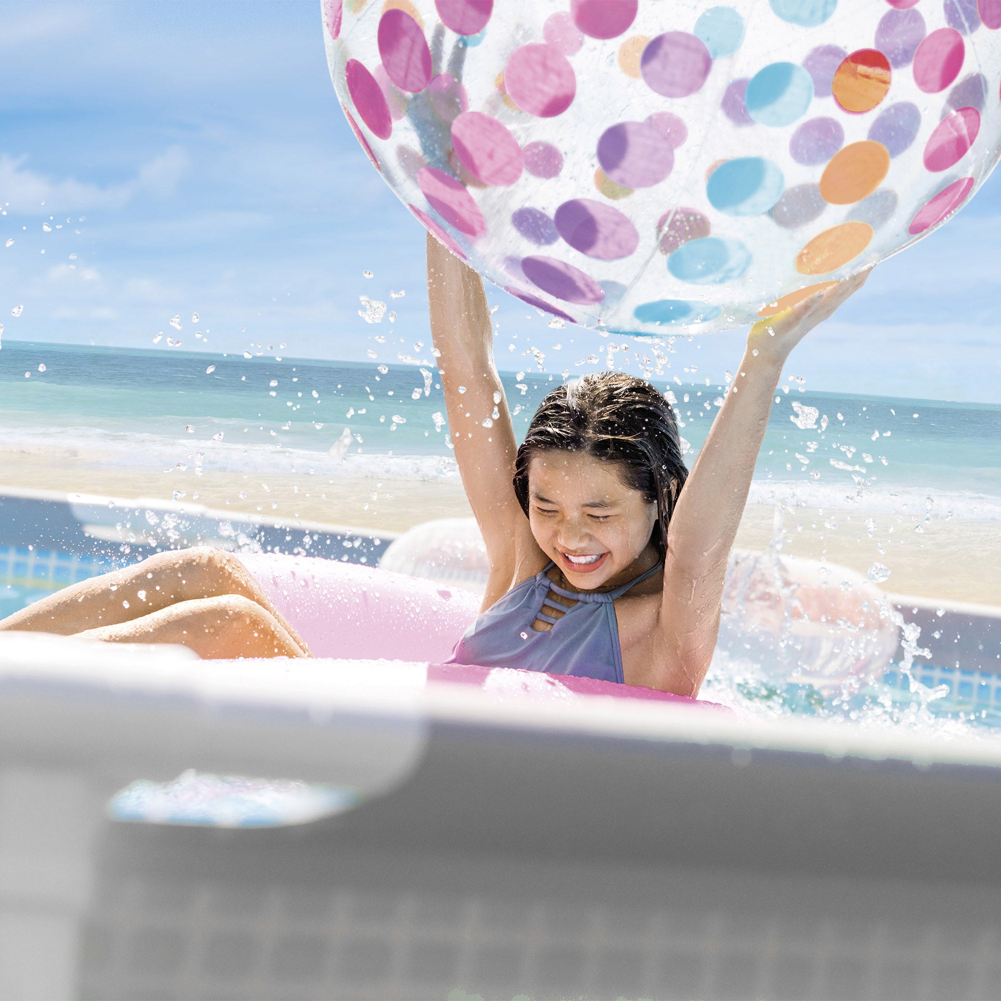 Piscine ronde avec structure Ø549xH122 cm Prism Frame INTEX26732 