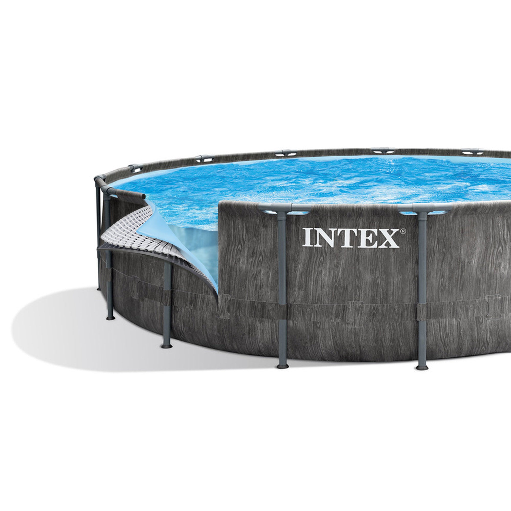 Piscine ronde avec structure Ø549xH122 cm Prisma Frame Gw INTEX26744 