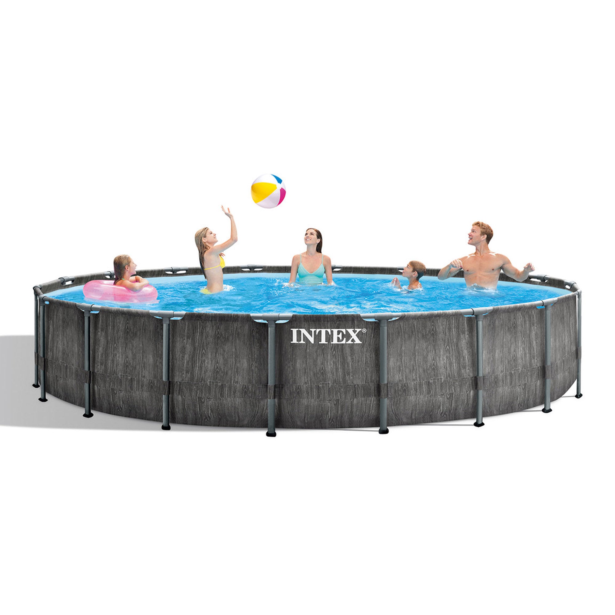 Piscine ronde avec structure Ø549xH122 cm Prisma Frame Gw INTEX26744 