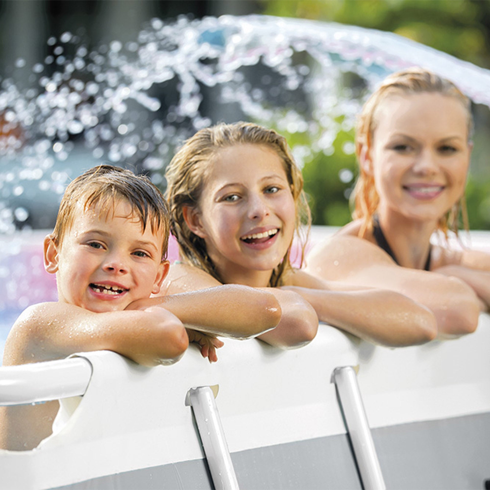 Piscine rectangulaire avec structure 400x200xH122 cm Prism Frame INTEX26790 