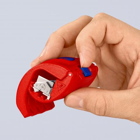 Coupe-tube en plastique robuste et renforcé Knipex BIX 902210BK