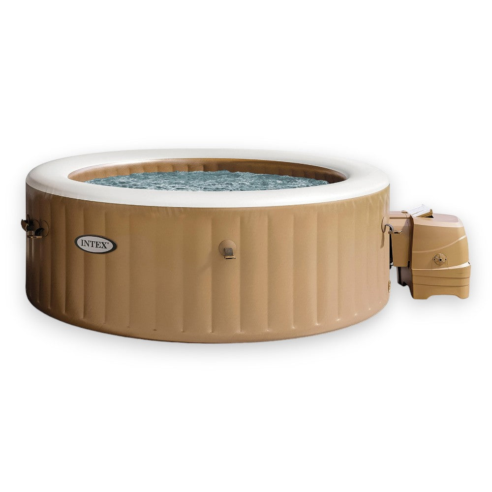 Piscine SPA hydromassante 4 places beige Ø196xH71 cm "Pure Spa Bubble Massage" INTEX28426 