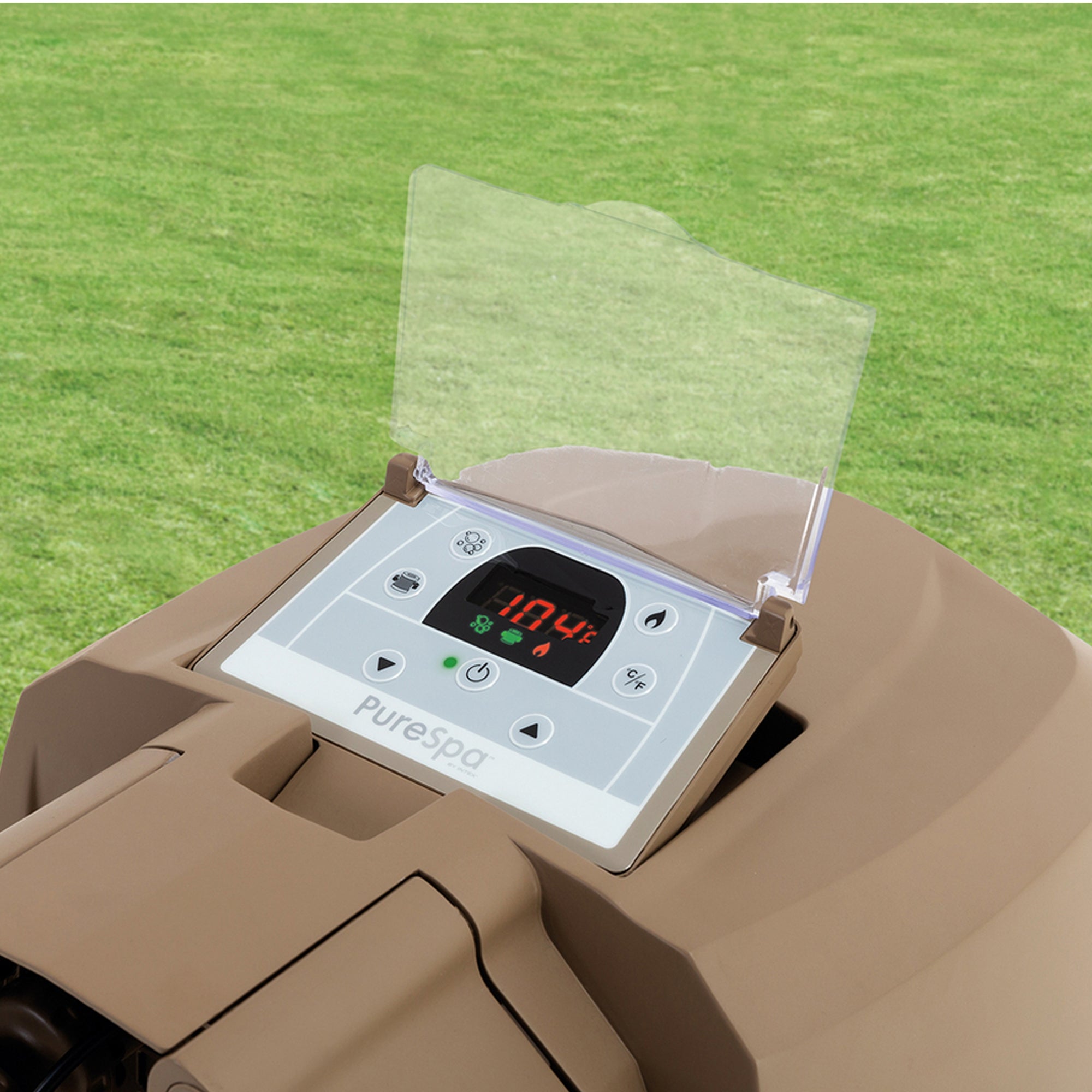 Piscine SPA hydromassante 4 places beige Ø196xH71 cm "Pure Spa Bubble Massage" INTEX28426 