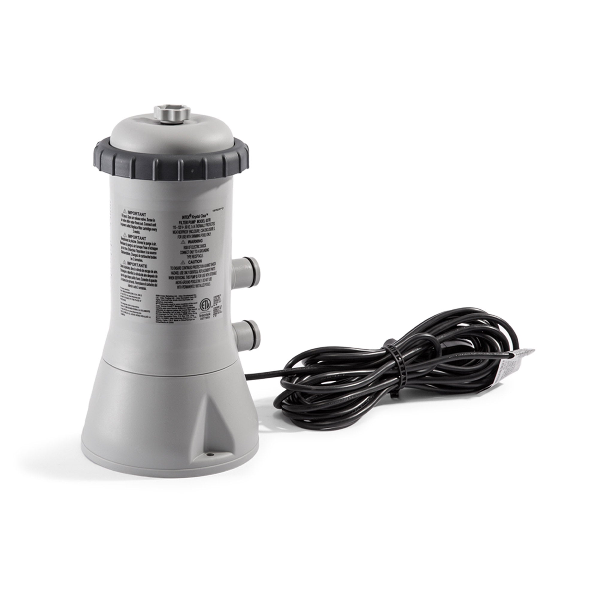 Pompe filtrante à cartouche pour piscines jusqu'à 12 000 Lt 3785 L/h INTEX28638 