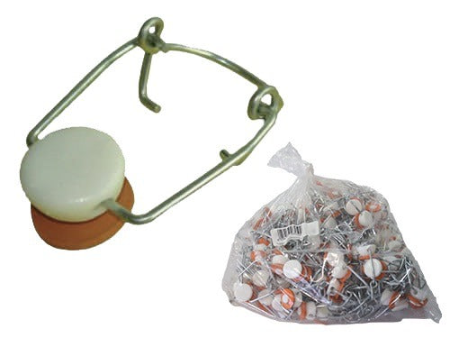Bouchons mécaniques pour bouteilles nervurées en paquets de 100 pièces