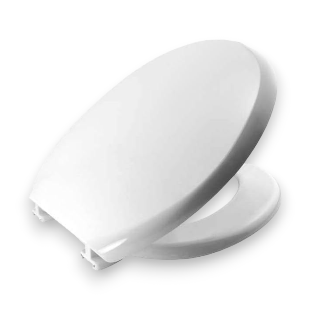 Abattant WC en résine blanche résistante
