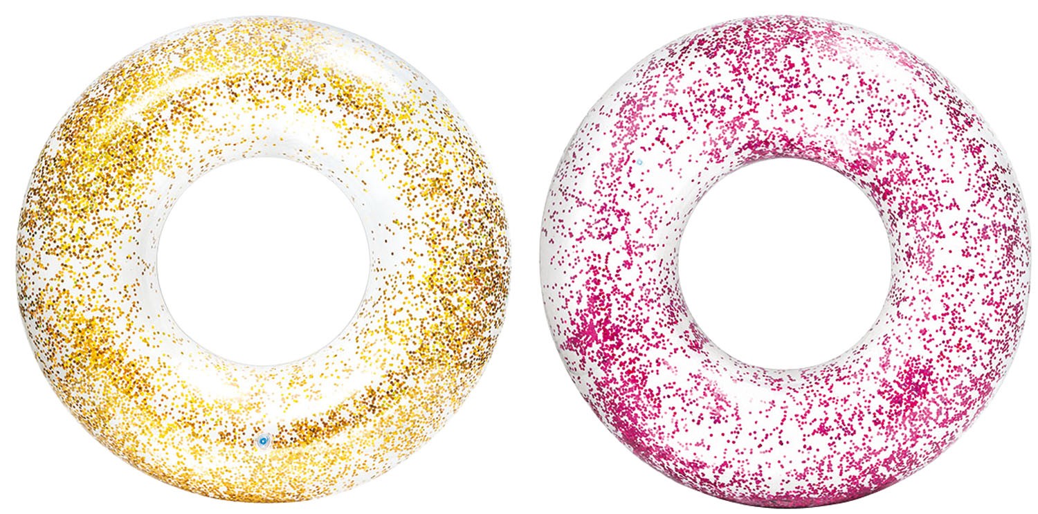 Beignet gonflable Ø120 cm avec décoration pailletée 56274 NP Intex