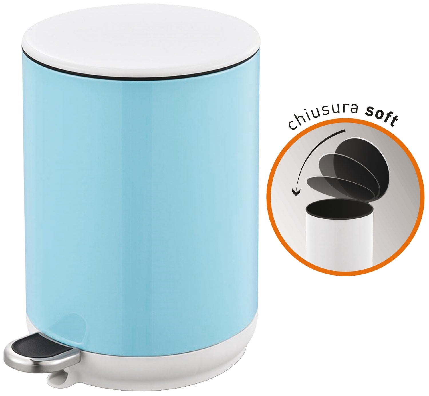 Poubelles à pédale Brixo 5 Lt. Ladybin