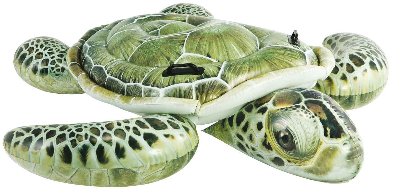 Piscine gonflable en forme de tortue de mer 190x170 cm - Intex Real Turtle 57555