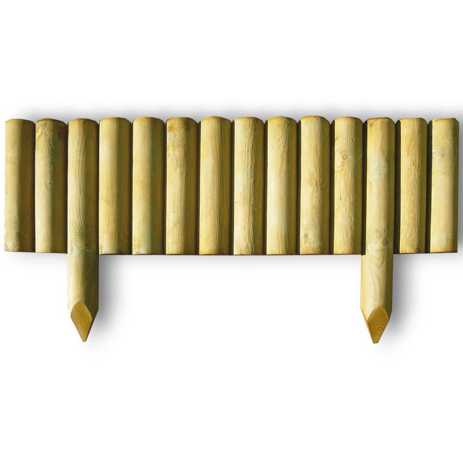 Bordure de clôture 100x50 cm en bois de pin imprégné LASA Vampiro 