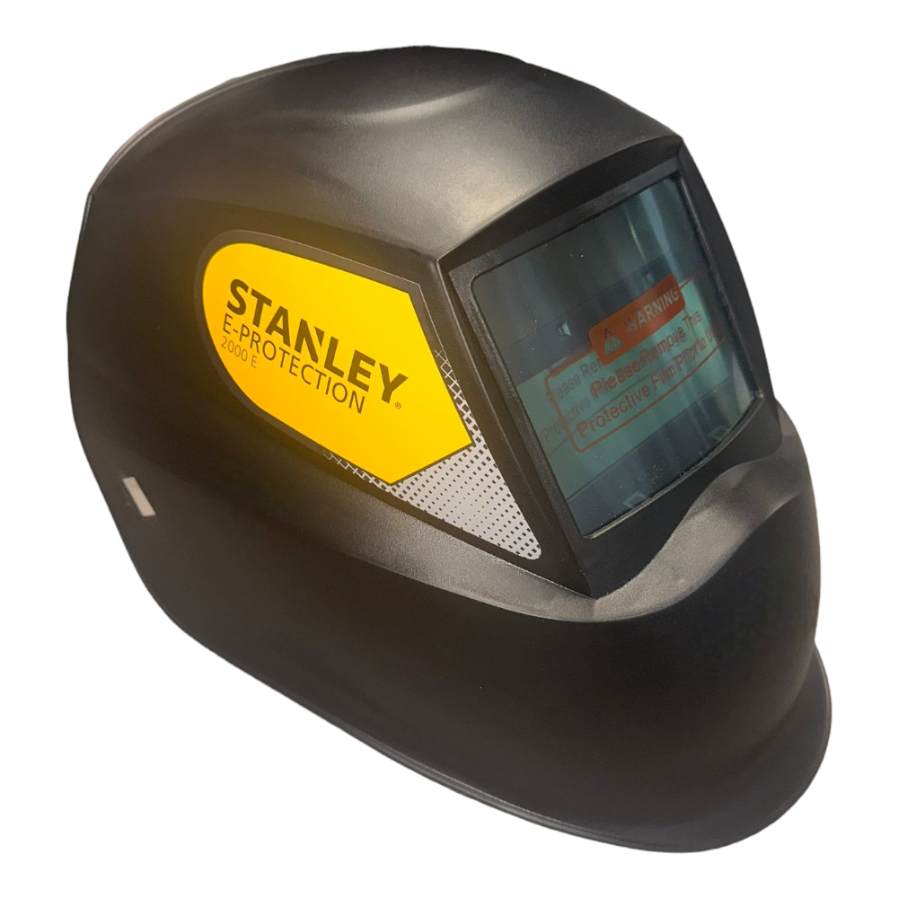 Masque de soudage professionnel avec système d'obscurcissement électronique et automatique STANLEY
