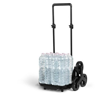 Chariot de courses pliable 2 en 1 avec 6 roues pour monter les escaliers avec sac de pluie 52 Lt GIMI Tris