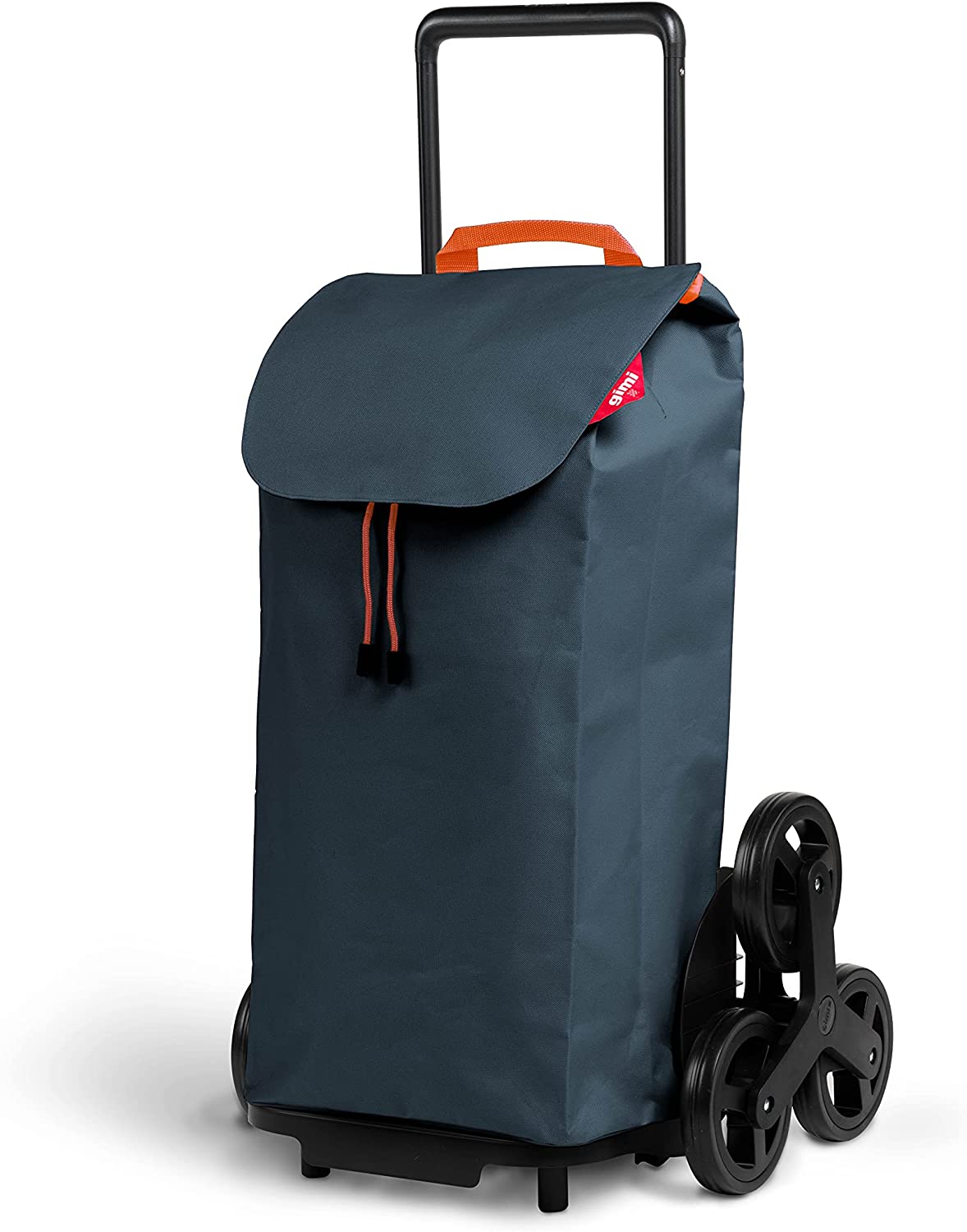 Chariot de courses pliable 2 en 1 avec 6 roues pour monter les escaliers avec sac de pluie 52 Lt GIMI Tris